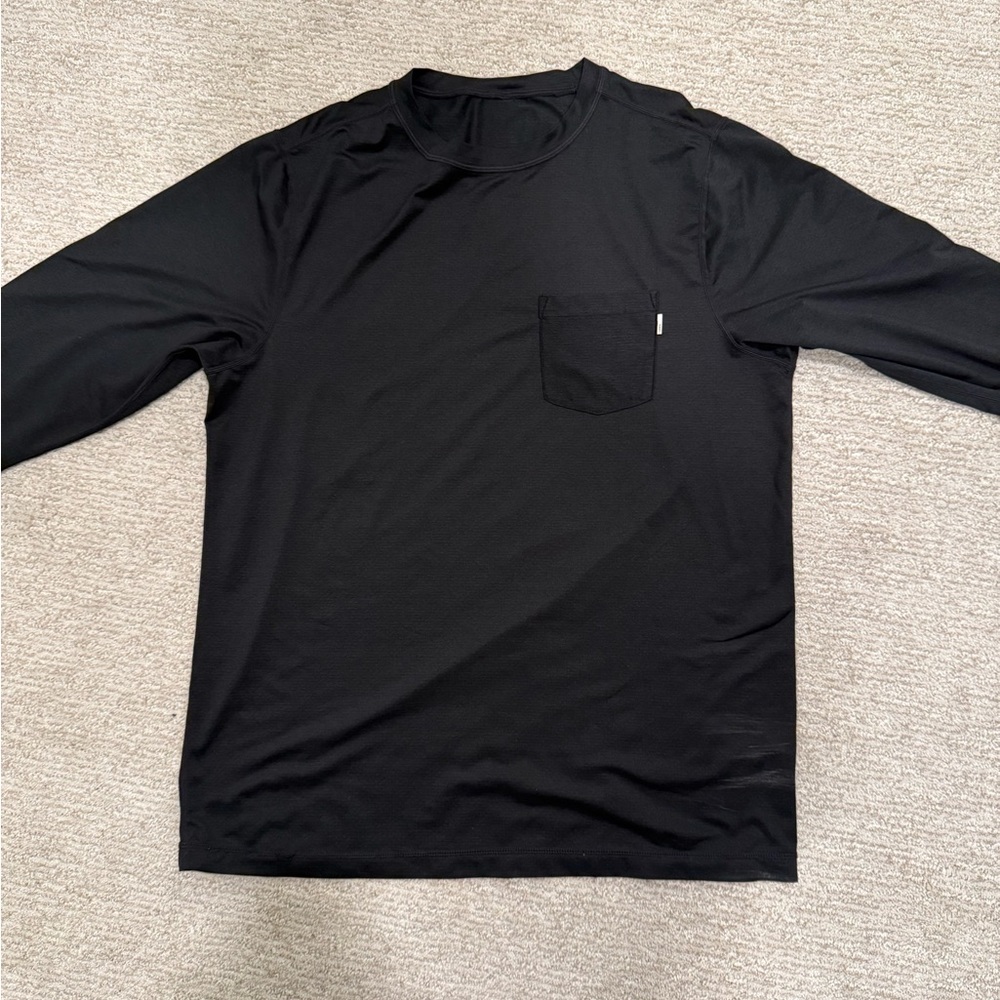 Vuori Black Long Sleeve Men's Tee